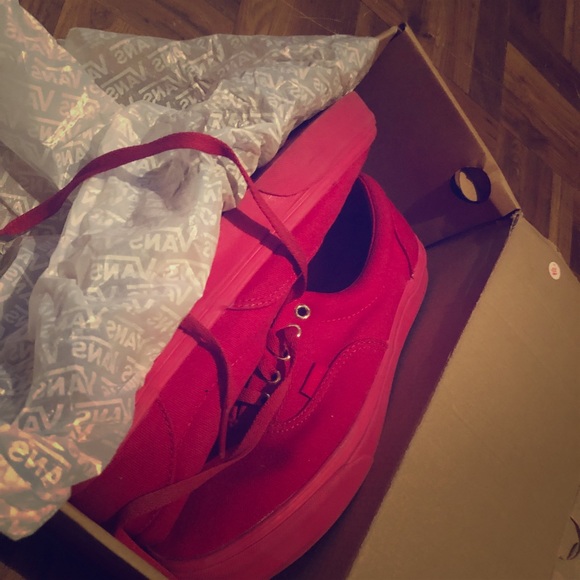 Vans Other - Red Van Low Era
